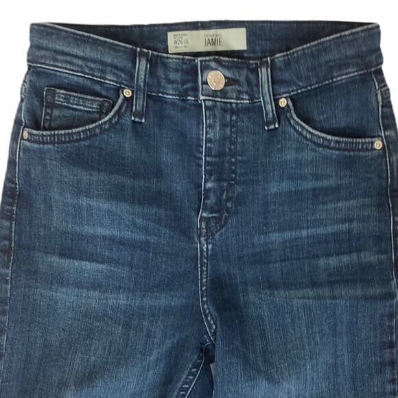 Topshop Moto Jamie skinny jeans, mid rise ankle length ladies size 26 denim pant - Picture 3 of 9